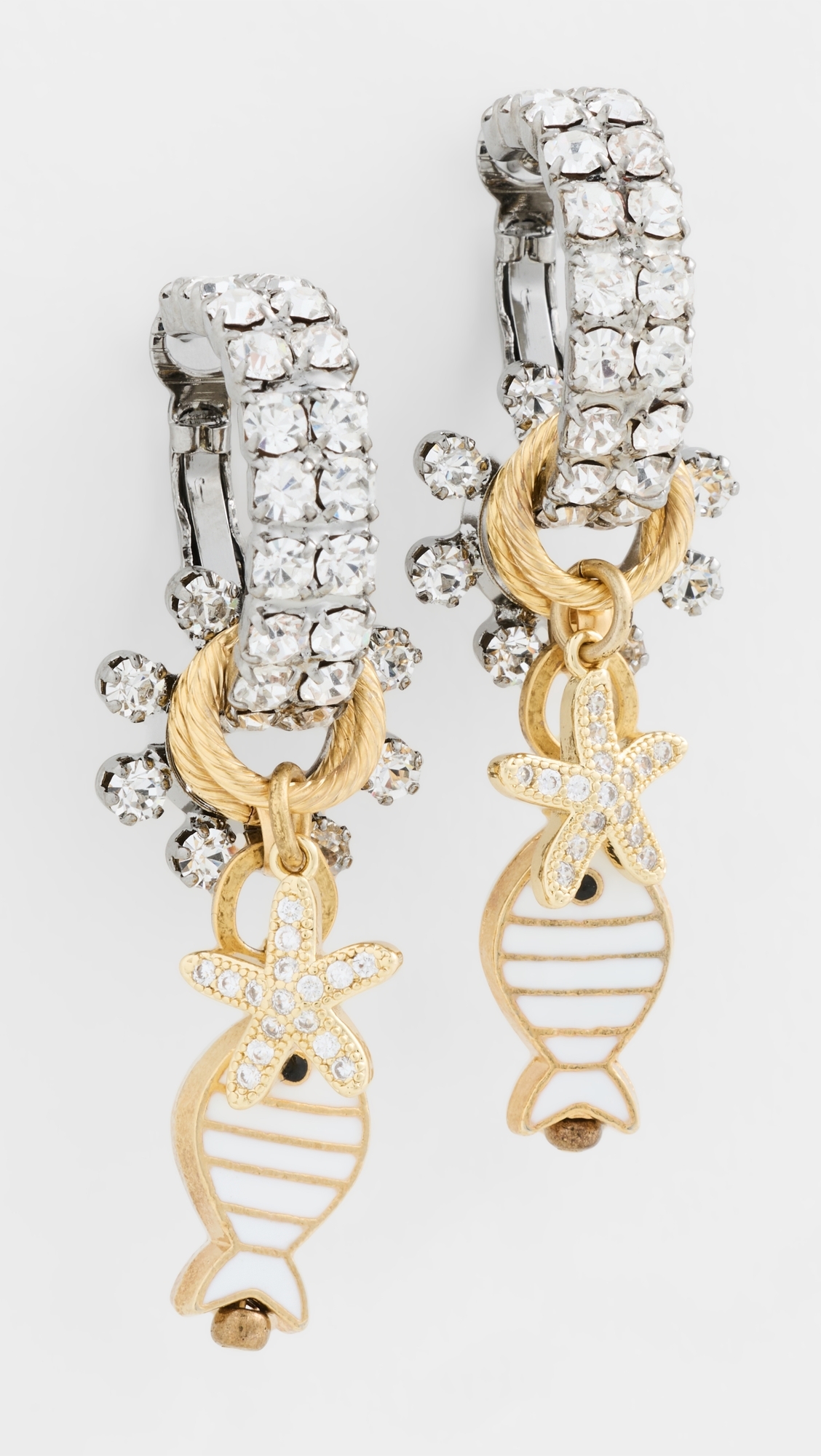 Muriel Earrings White One Size