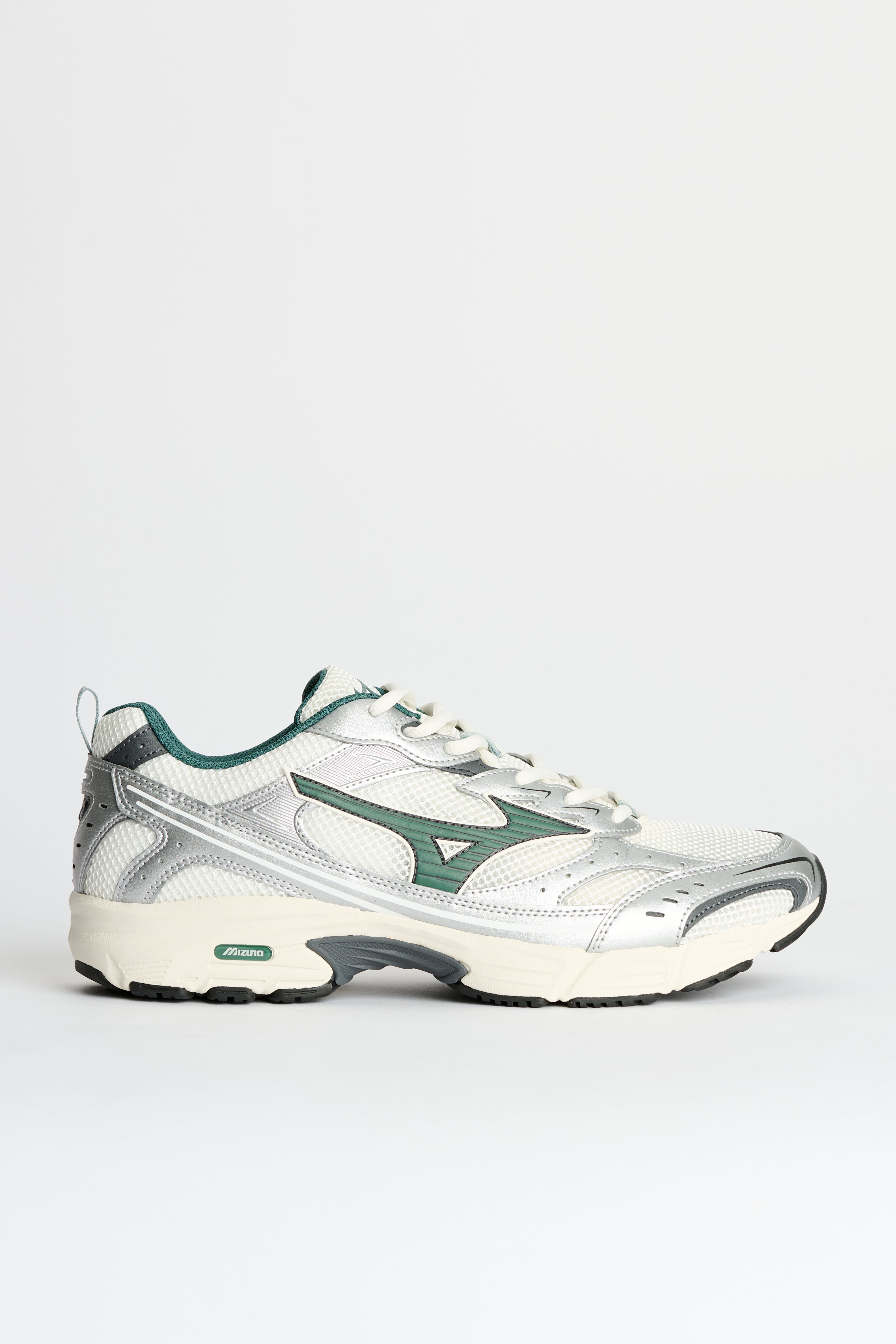Mizuno MXR Snow White / Bistro Green - Sneaker