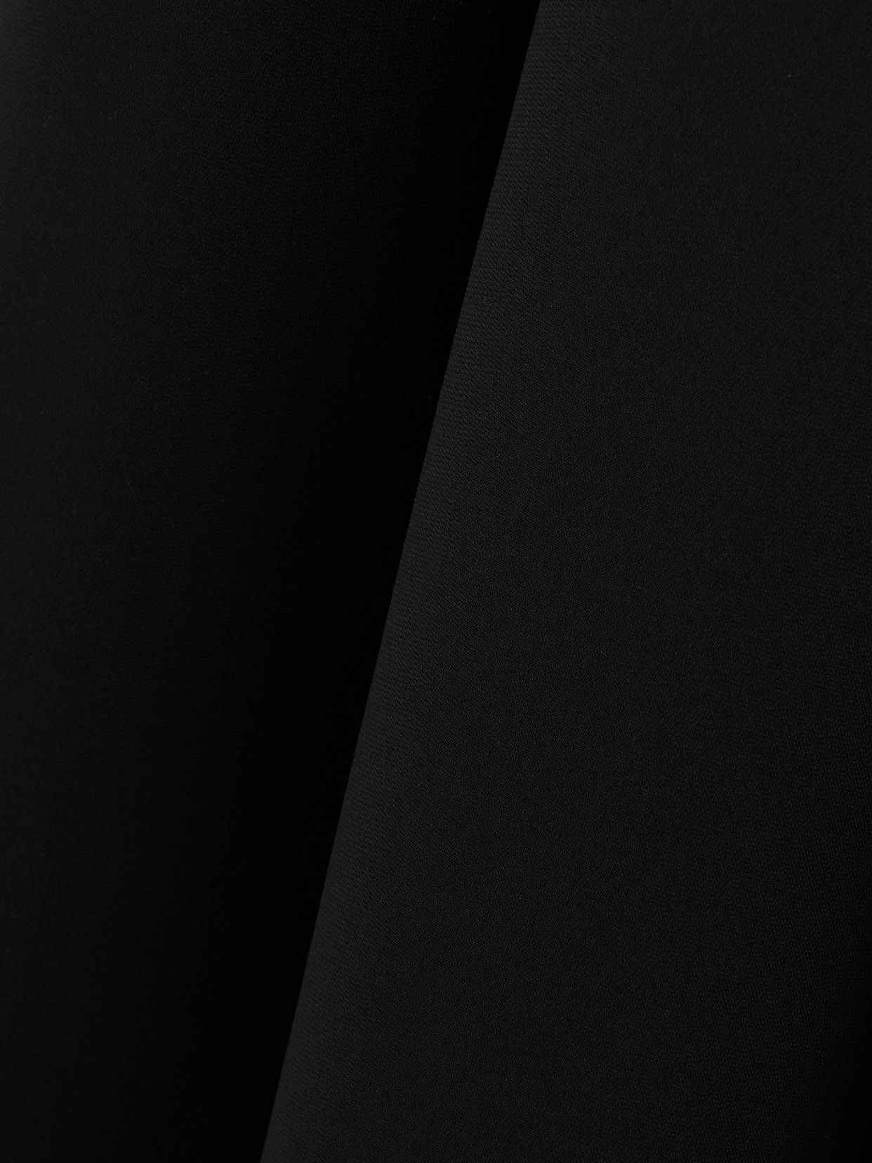 Medow Crepe Midi Dress - Black