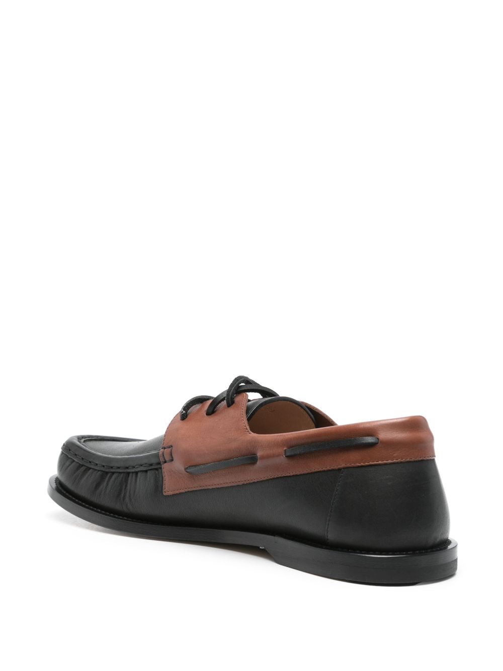Loewe Campo Leather Boat Shoe