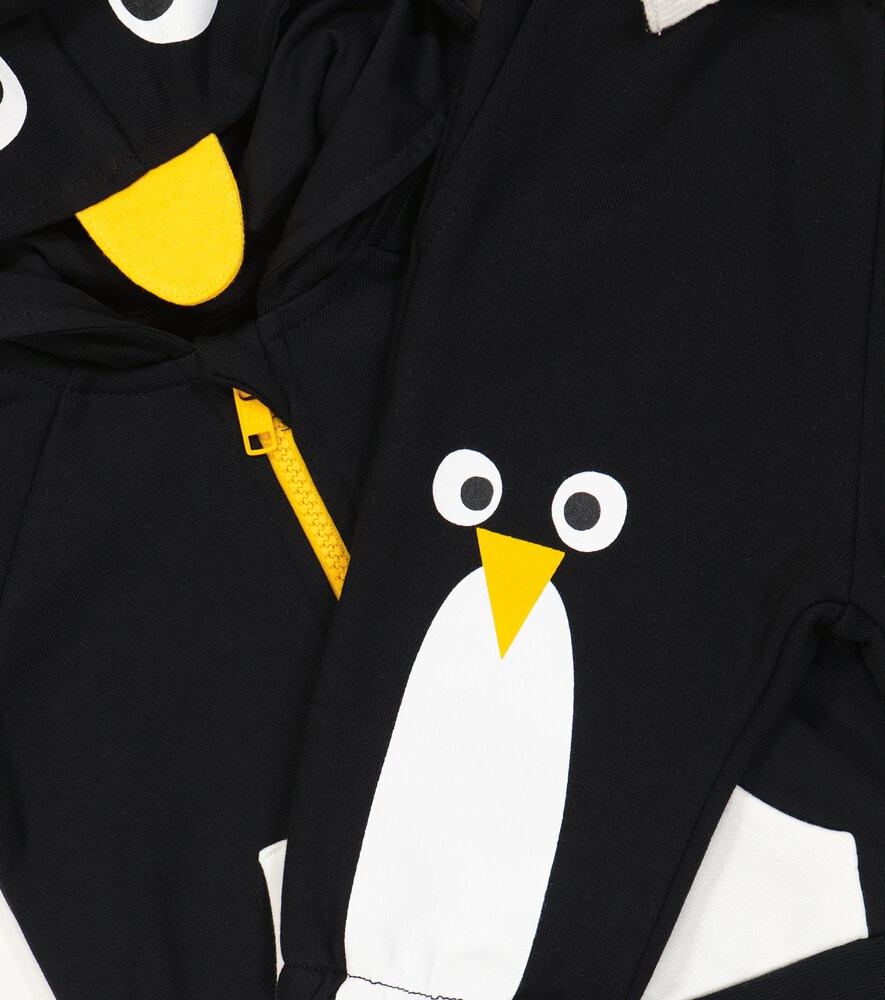 Baby cotton hoodie and sweatpants set