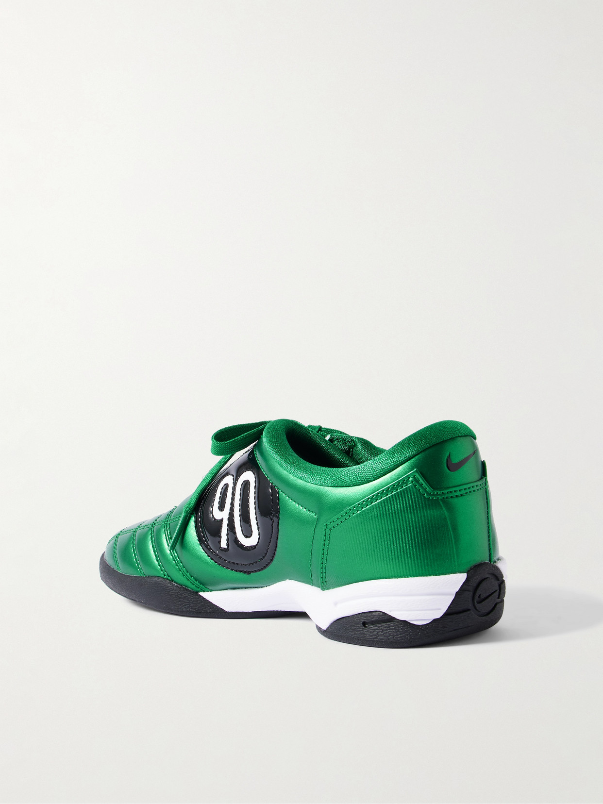 T90 Metallic Leather Sneakers - Green