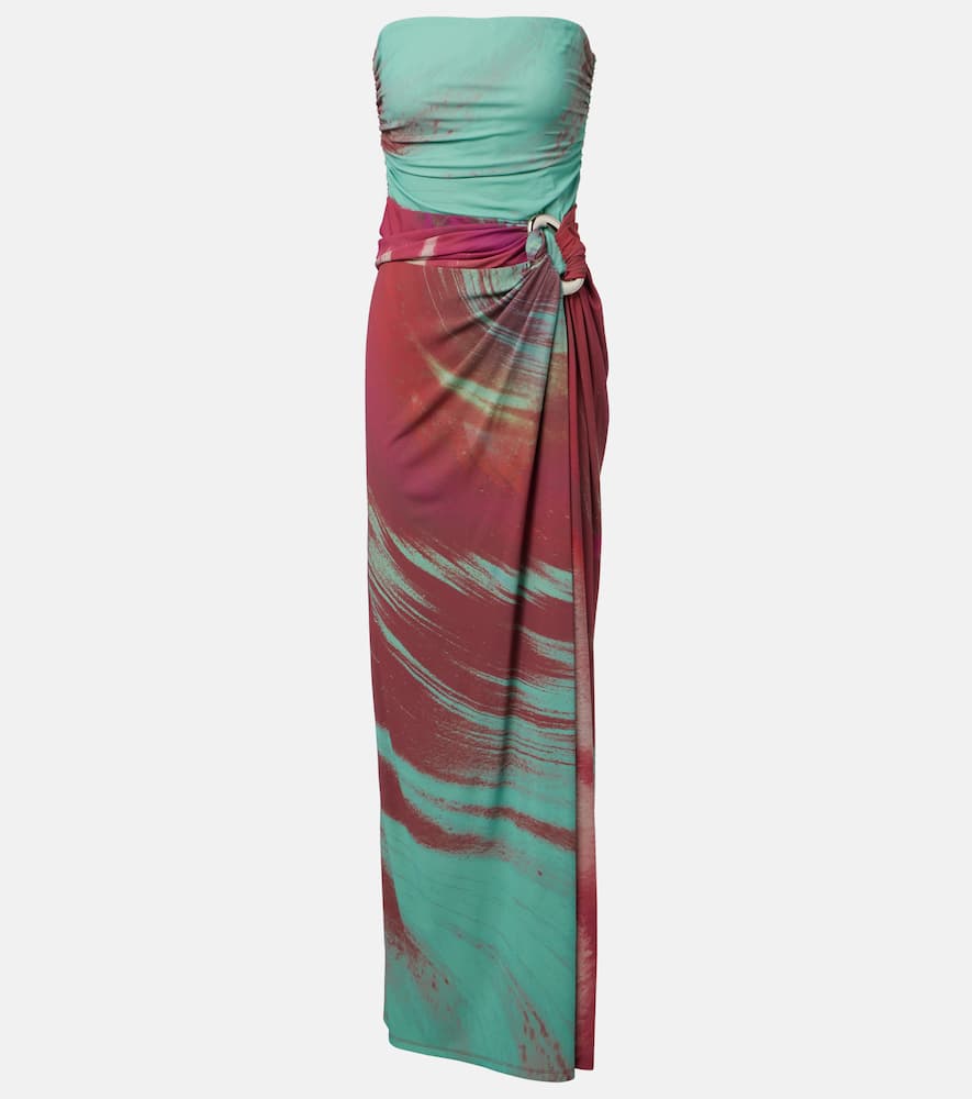 Emma printed jersey maxi dress