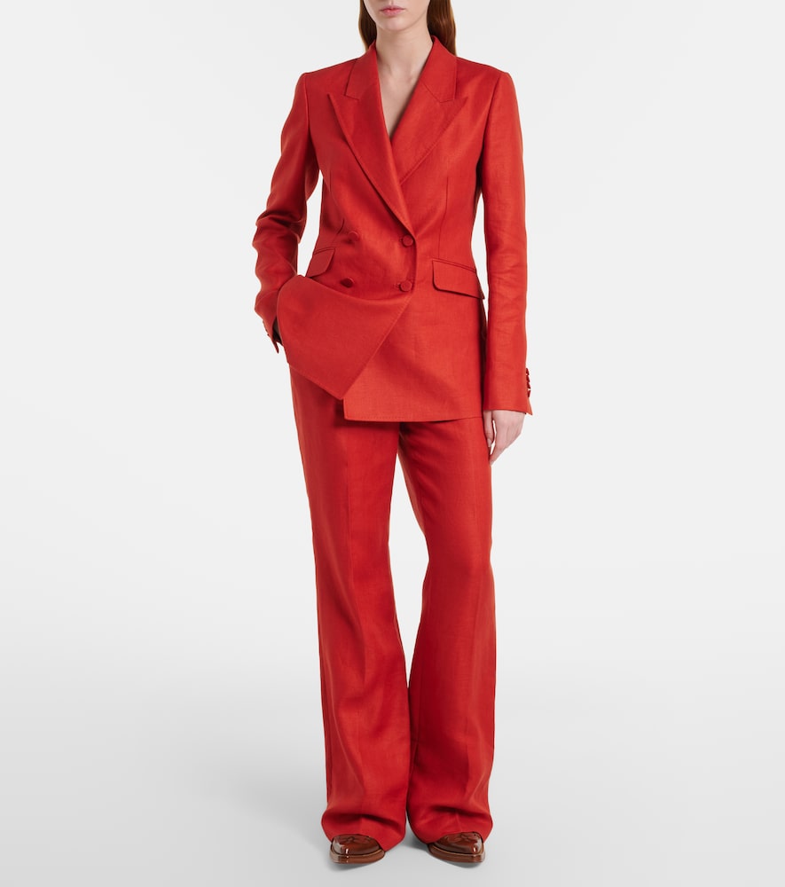 Angela linen twill blazer