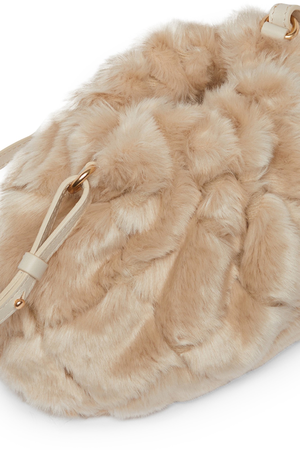 Faux fur Moon coin purse