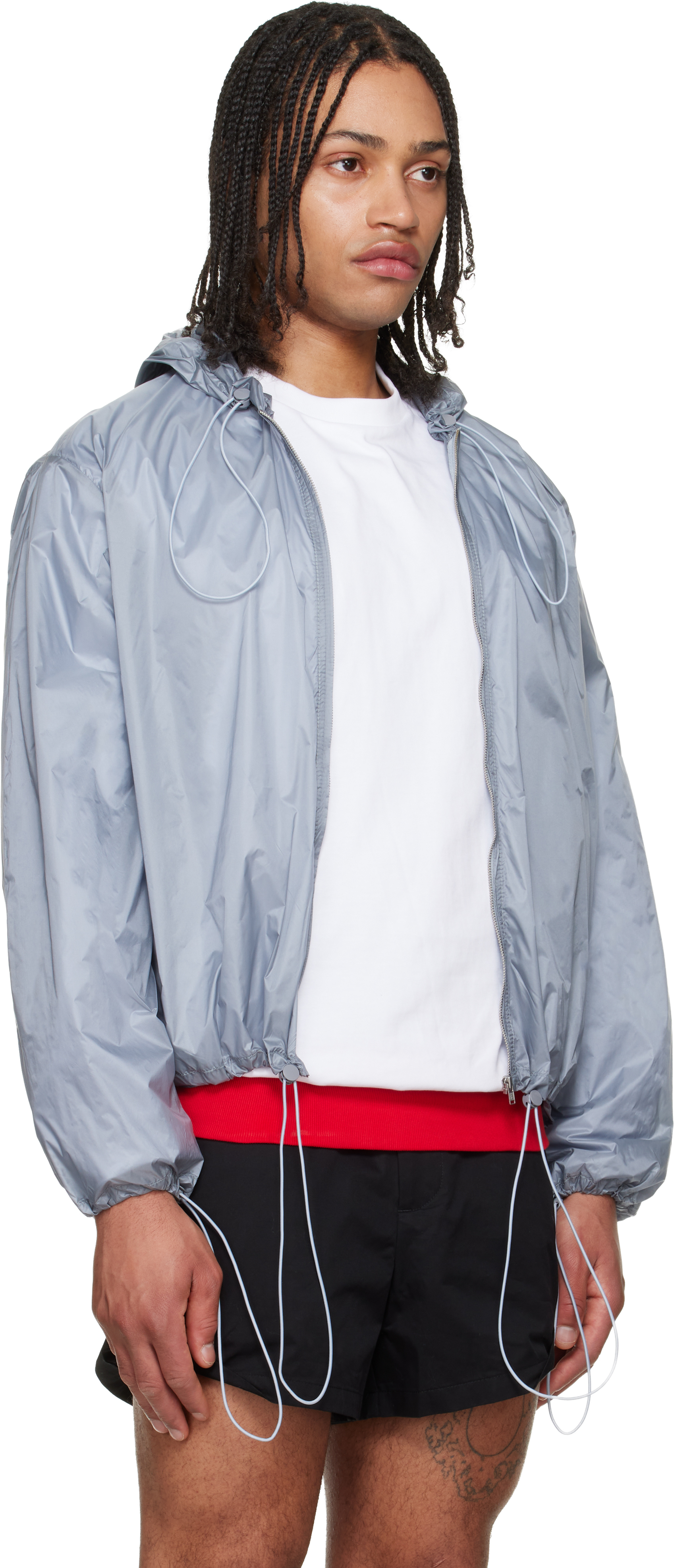 Gray Light-Weight Cord Jacket