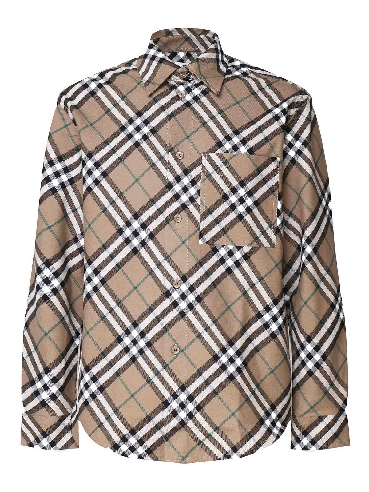 Vintage Check Shirt In Wool Blend