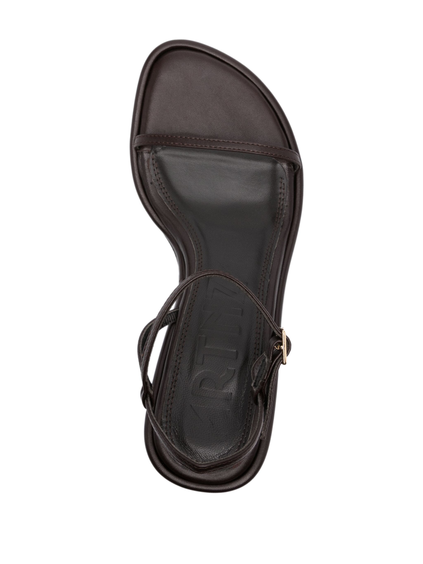 Dark Brown Leather Heels