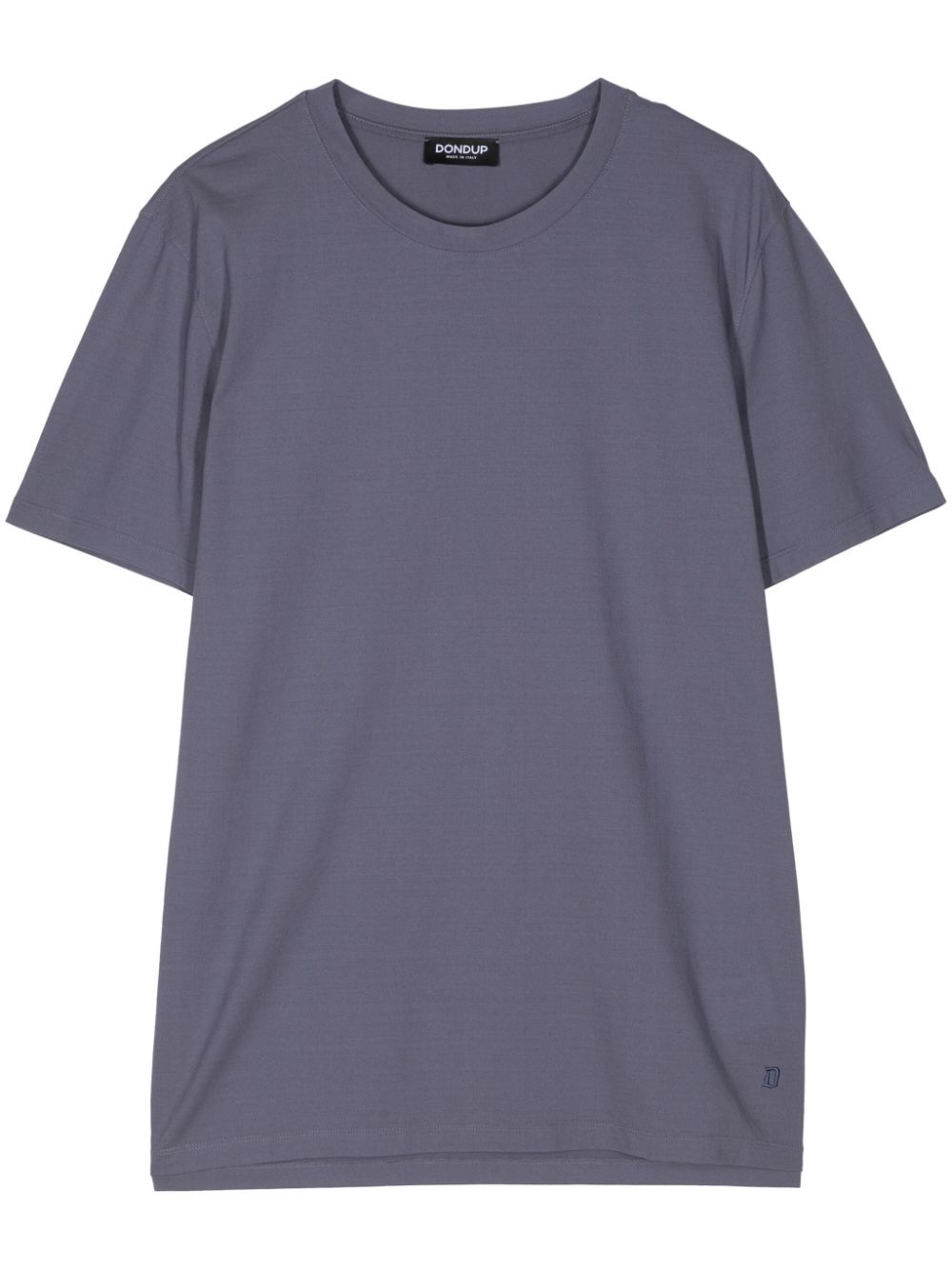 Round-neck cotton T-shirt - Purple