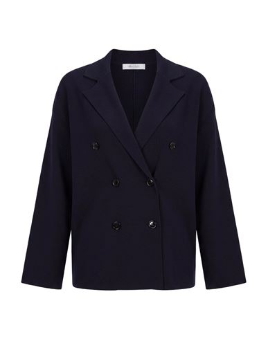 Woman Blazer Midnight blue Size S Viscose, Polyamide