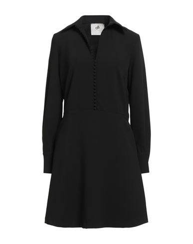 Woman Mini dress Black Size 8 Polyester, Elastane