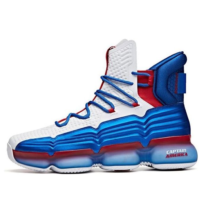 High Top Basketball Shoes 'Blue Red White'