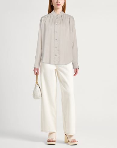 Marant Étoile Woman Shirt Beige Size 8 Lyocell