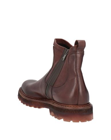 Man Ankle boots Chocolate brown Size 8 Leather