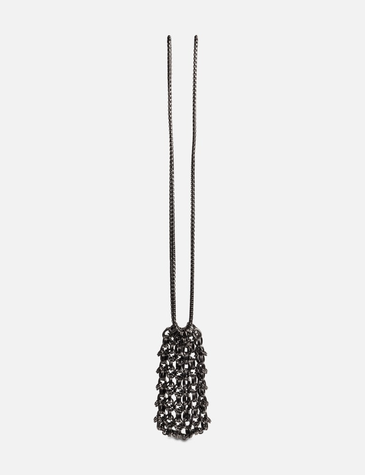 Chainmail Shoulder Bag - Gunmetal