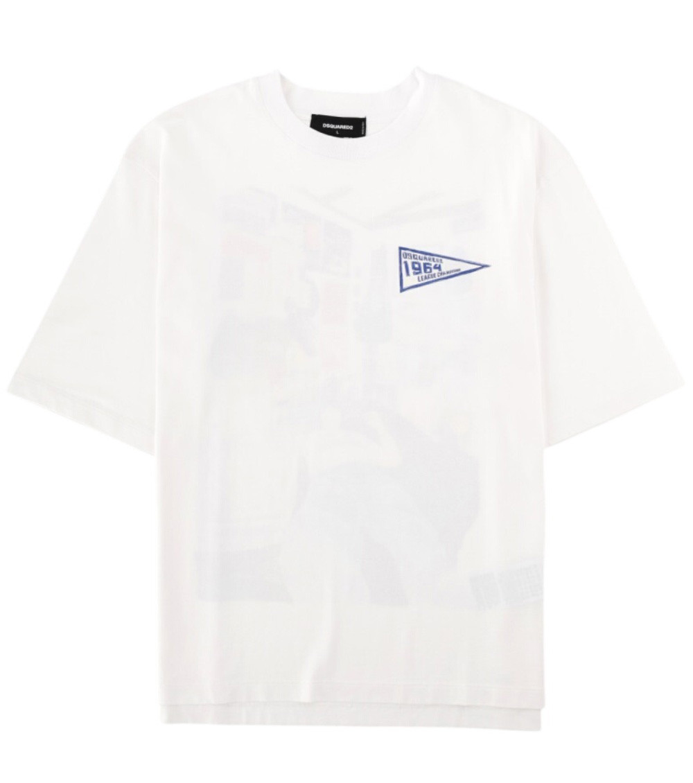 Dsquared2 - crew neck graphic print short sleeve t-shirt