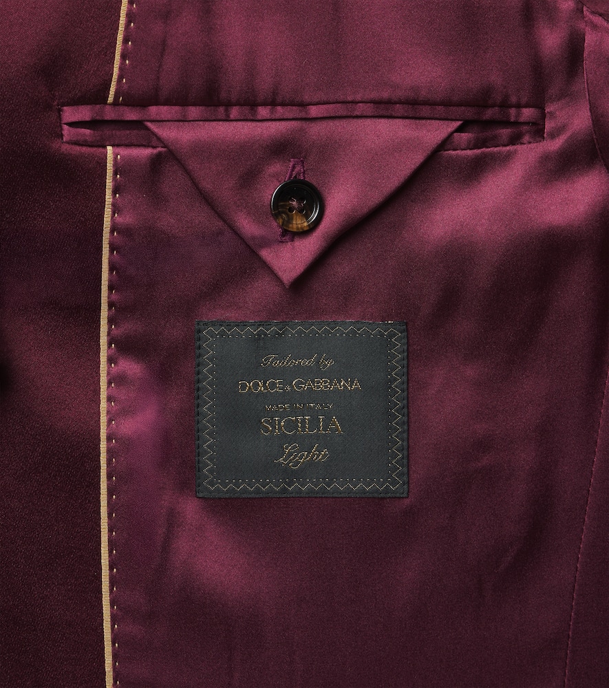 Cotton-blend velvet tuxedo jacket