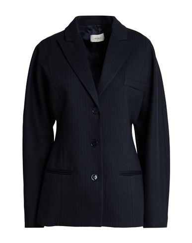Woman Blazer Midnight blue Size M Viscose, Polyester, Nylon, Elastane