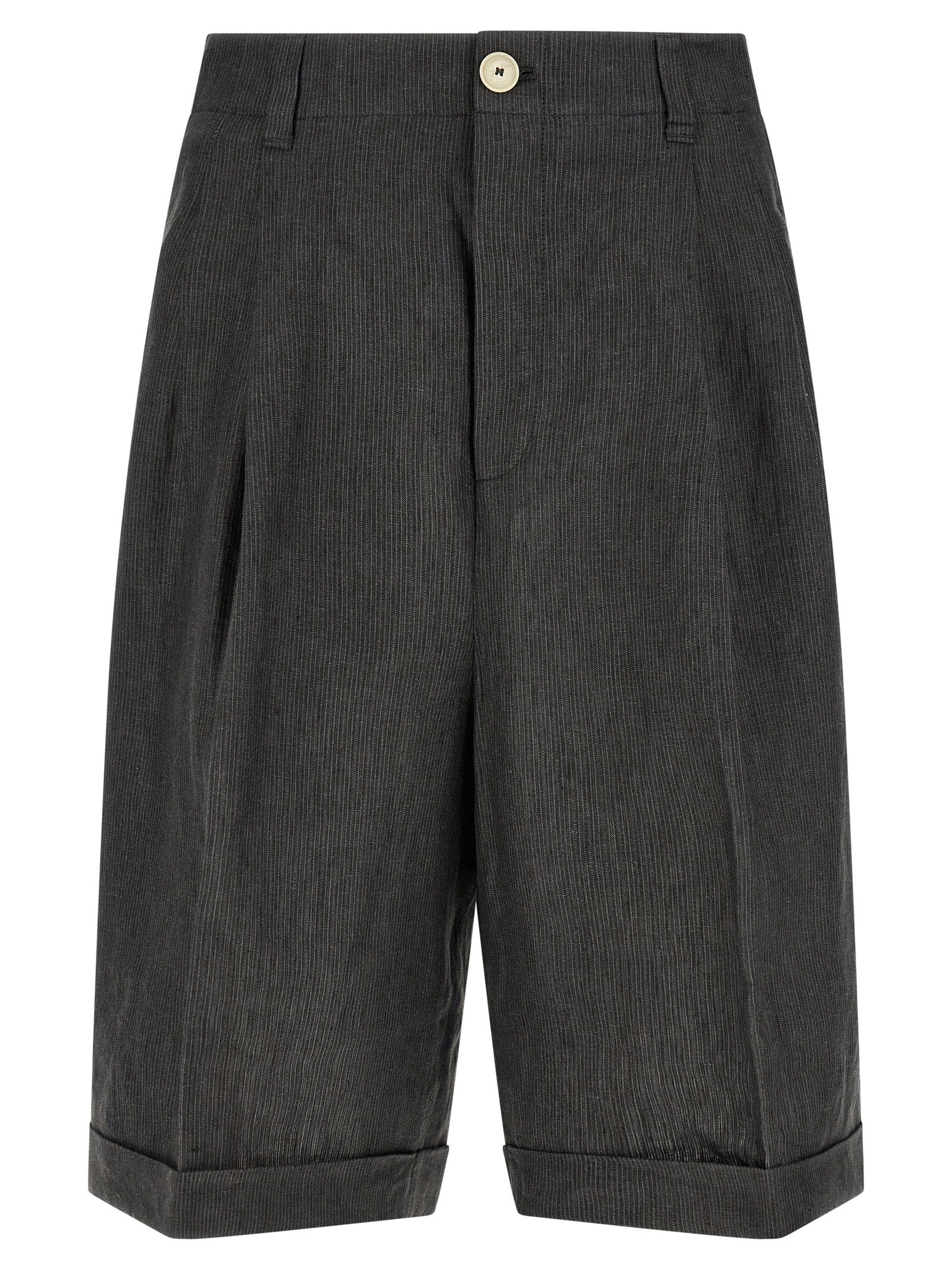 Le Short Pastro Bermuda Shorts — Gray