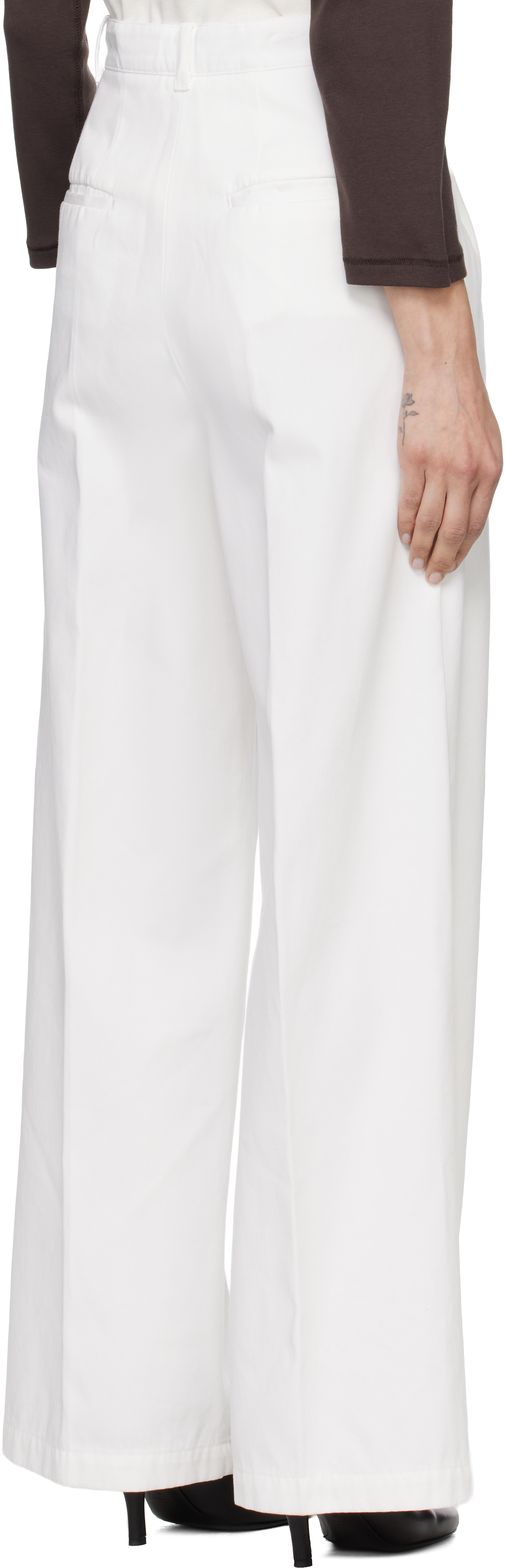 White Ginny Trousers