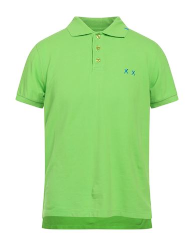Man Polo shirt Light green Size 3XL Cotton