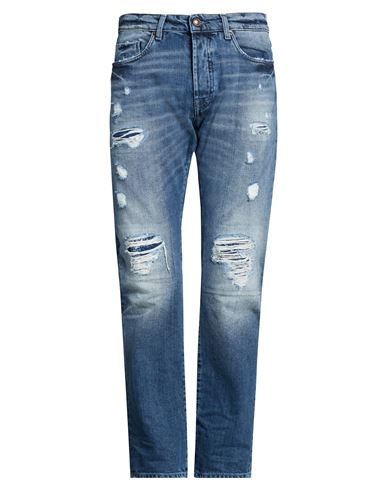 Patrizio Piscaglia Man Jeans Blue Size 31 Cotton