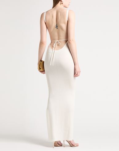 Woman Maxi dress White Size S/M Viscose