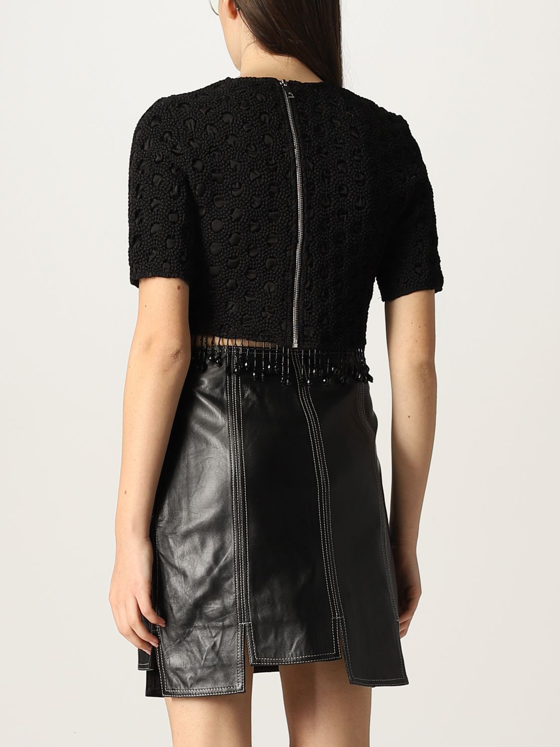 Top with beaded fringes
