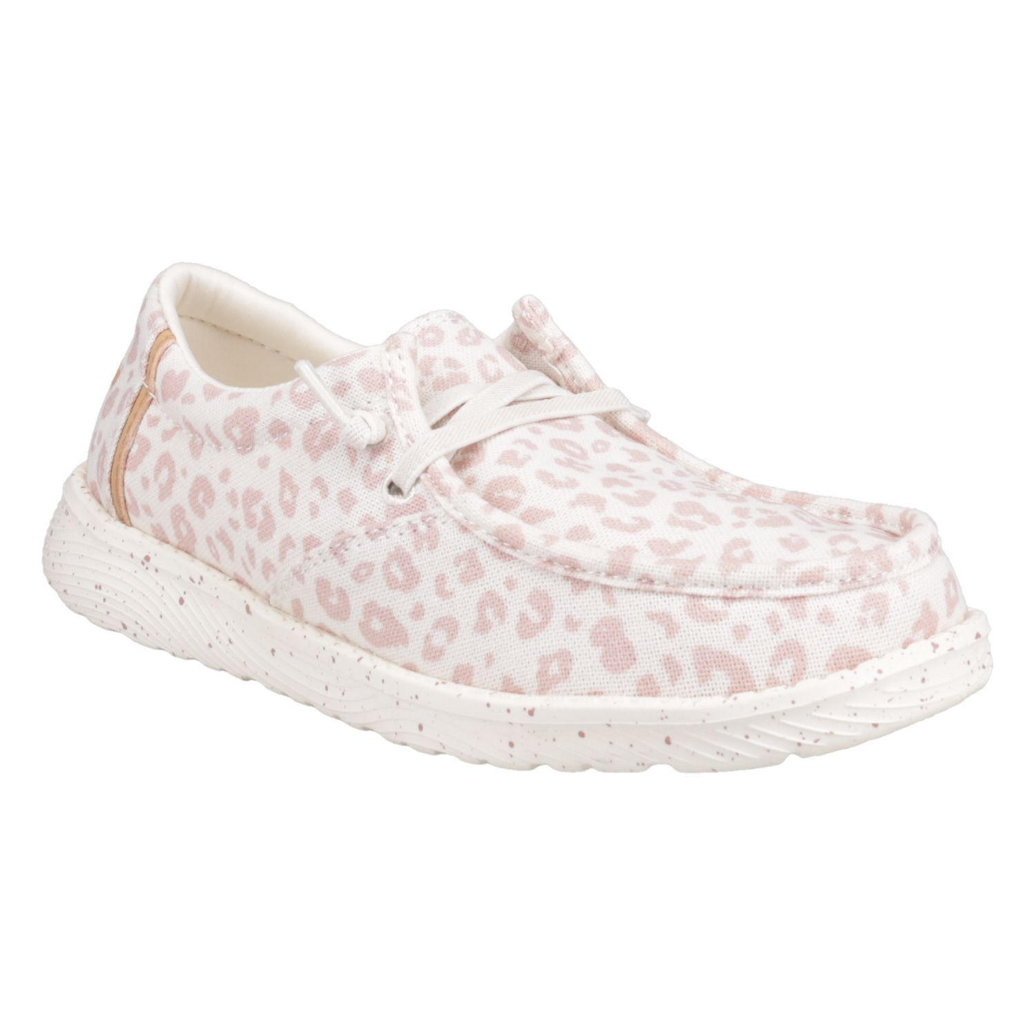 WOMEN LACE UP LOAFER - CHEETAH 10:-