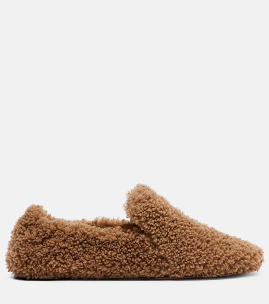 Le Monde Béryl Orlando shearling slip-on shoes