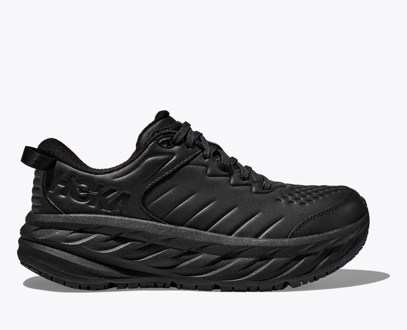 HOKA Women's Bondi SR Shoes in Black/Black