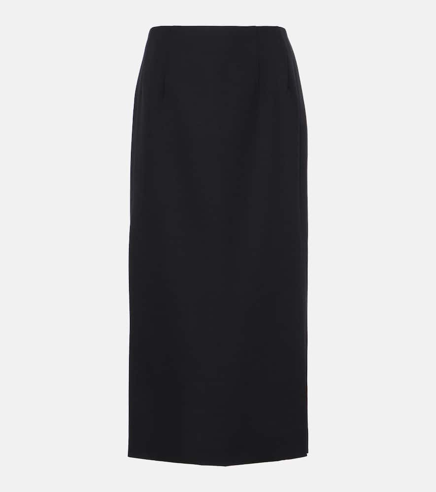 Grisaille virgin wool pencil skirt