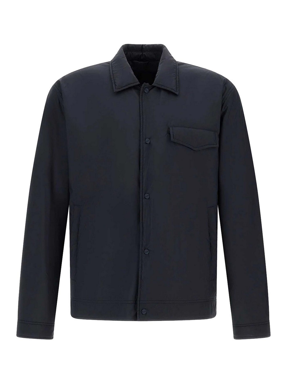Midnight Blue Polyester Jacket