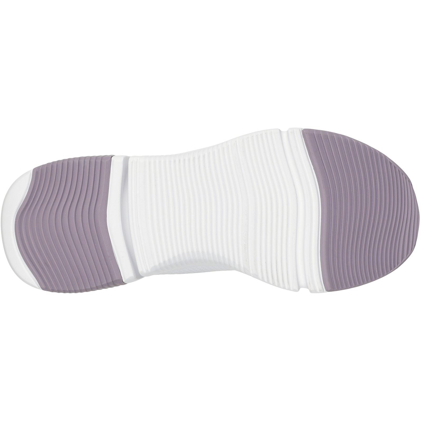 Skechers Bobs Sparrow Flex Too You Textile Women's White Trainer