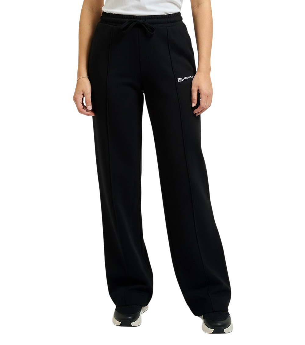 Black Relaxed Drawstring Pants