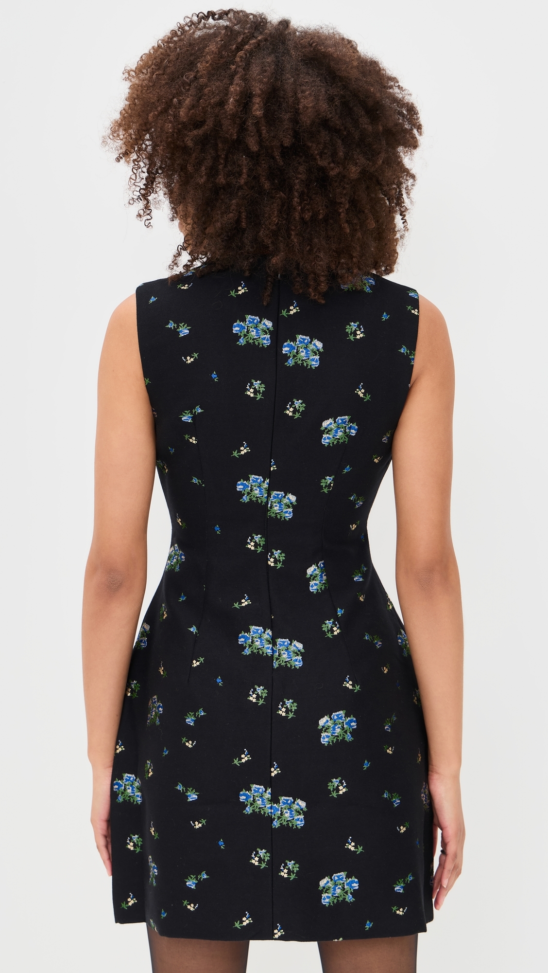Amayah Dress Black Small Flower