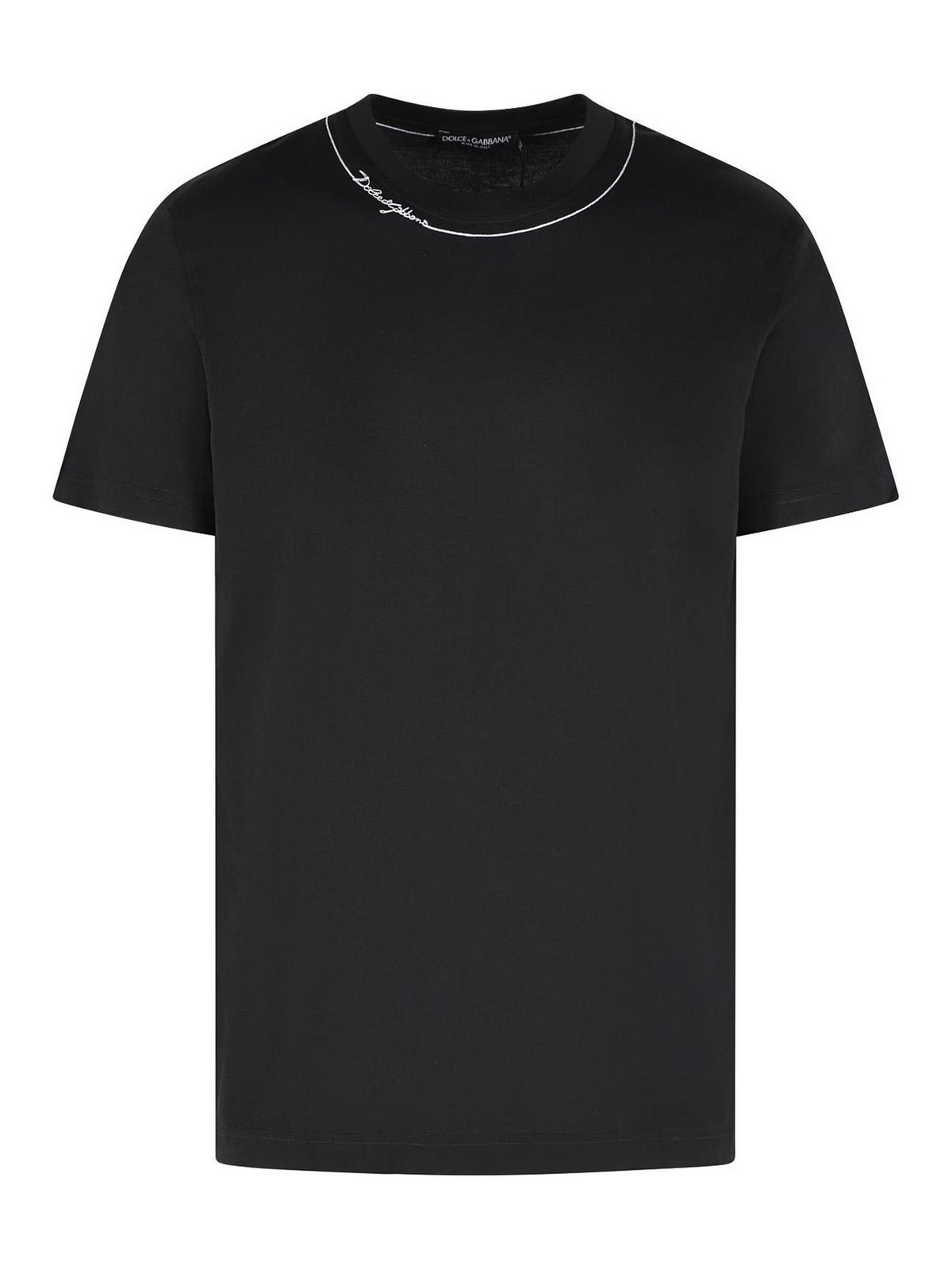 Dolce&Gabbana - cotton t shirt short sleeves crew neck
