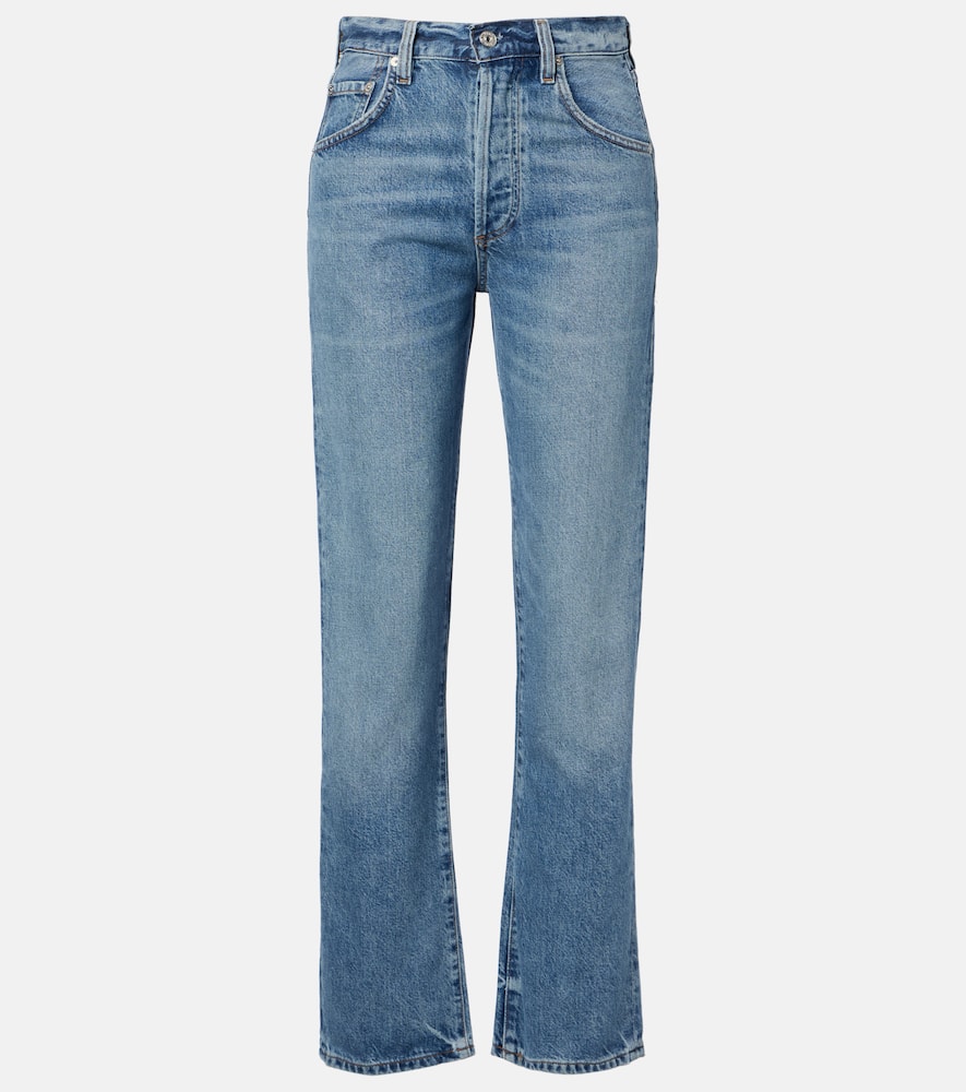 Baretta high-rise straight jeans