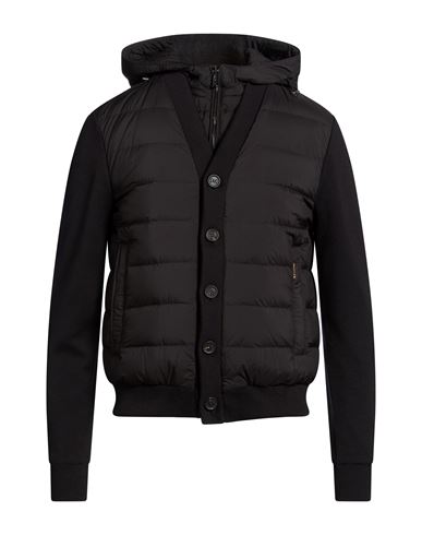Man Puffer Black Size 38 Polyamide, Polyurethane