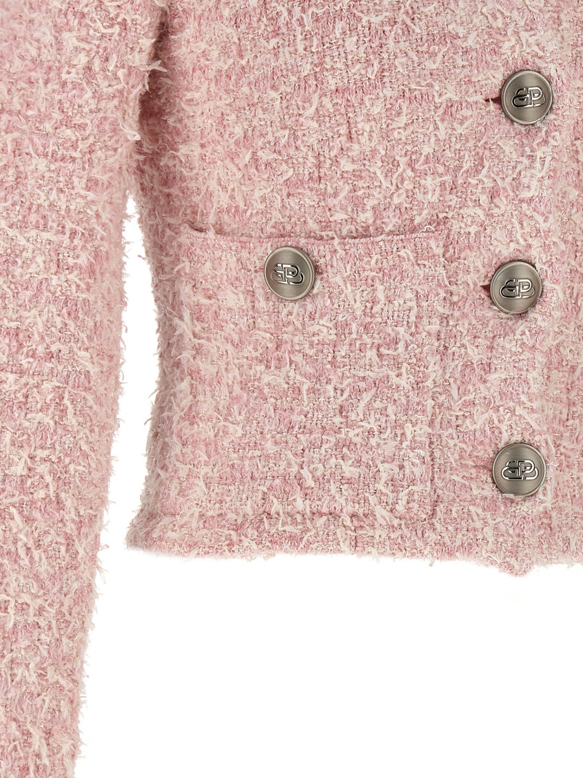 Cropped Tweed Cardigan