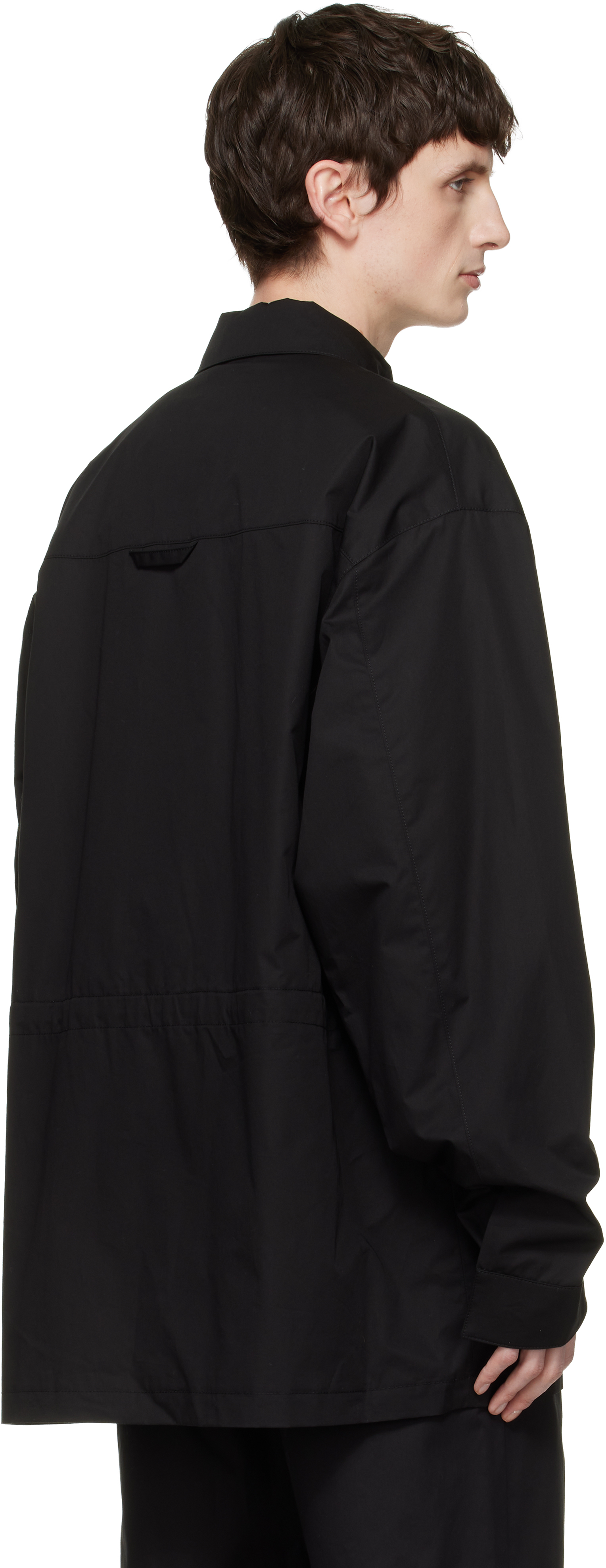 Black Cotton Field Jacket