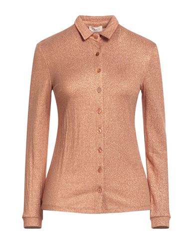Siyu Woman Shirt Rust Size 6 Viscose, Polyamide, Polyester