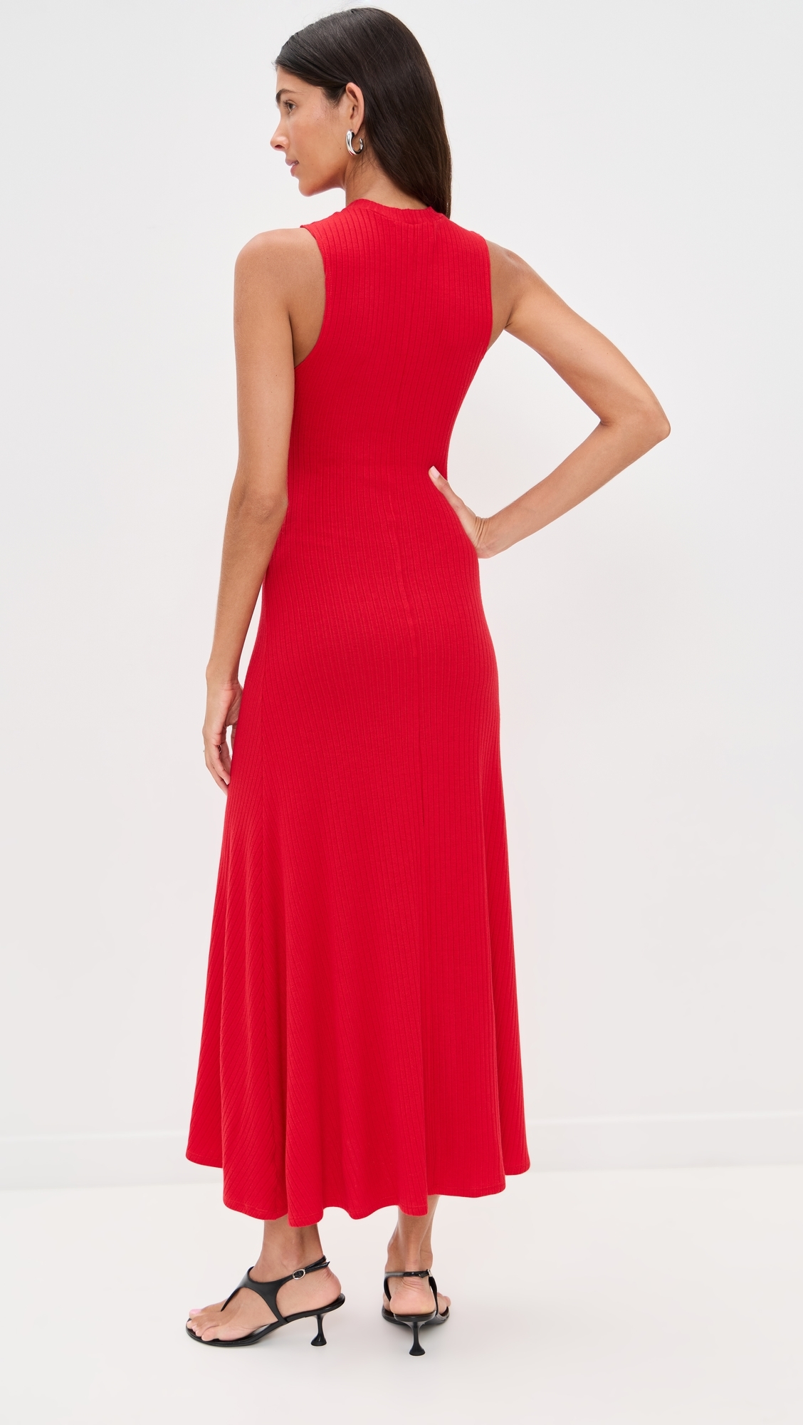 Sleeveless Hattie Dress Crimson