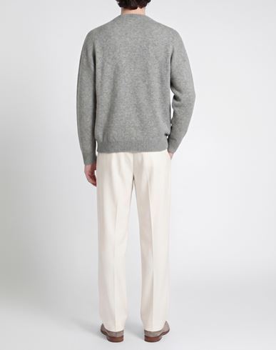 Man Sweater Light grey Size 36 Cashmere, Silk, Polyester