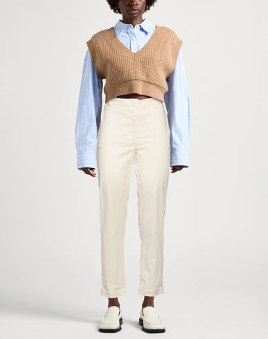 Woman Pants Cream