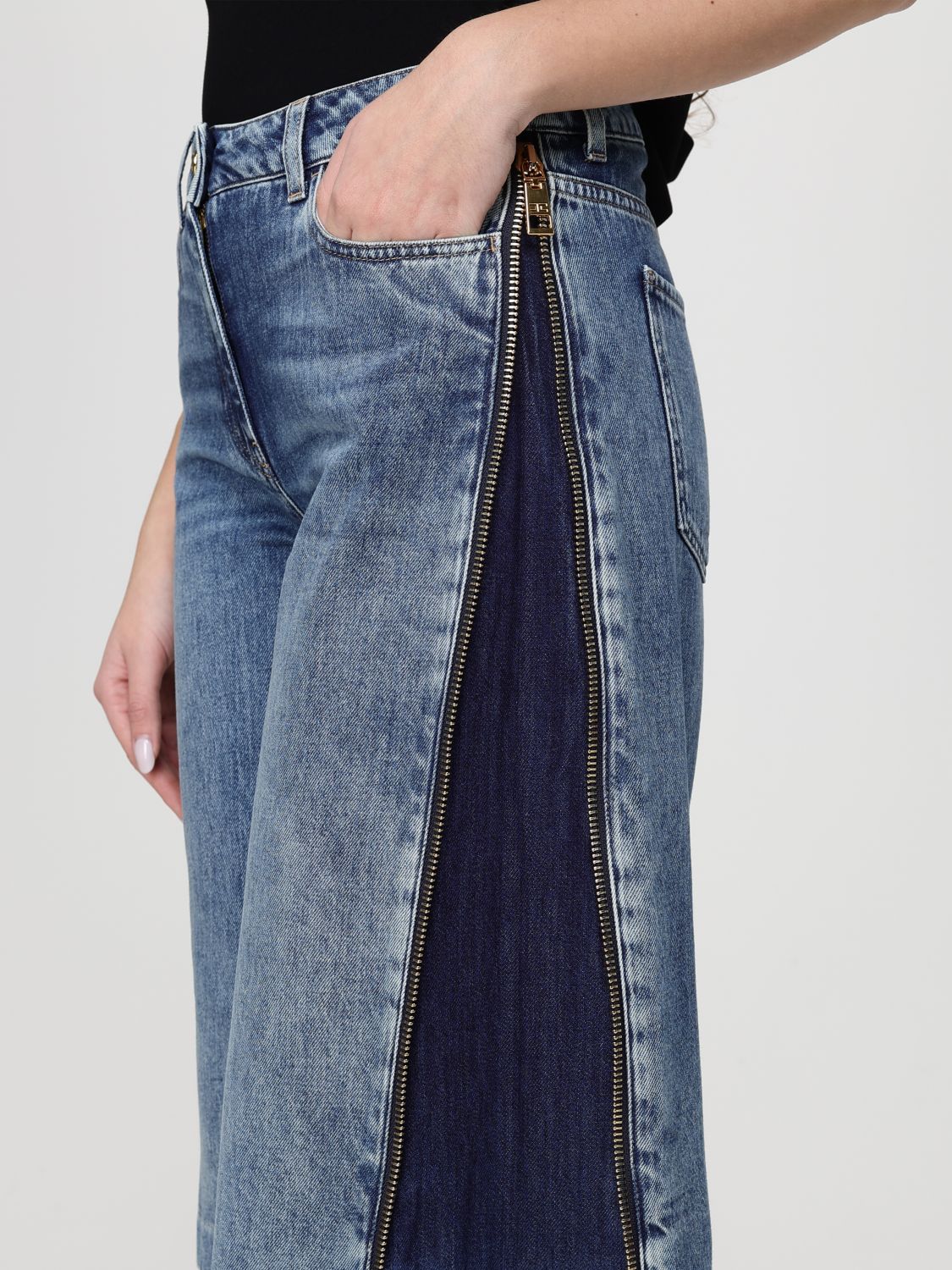 Pants Woman color Blue