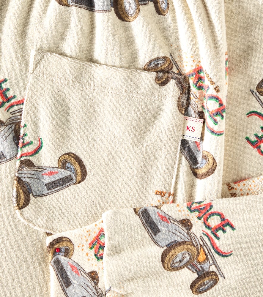 Konges Sløjd Itty printed cotton-blend fleece sweatpants