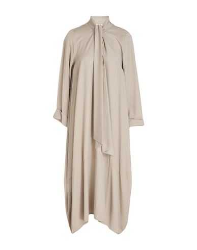 Woman Midi dress Grey Size 6 Viscose