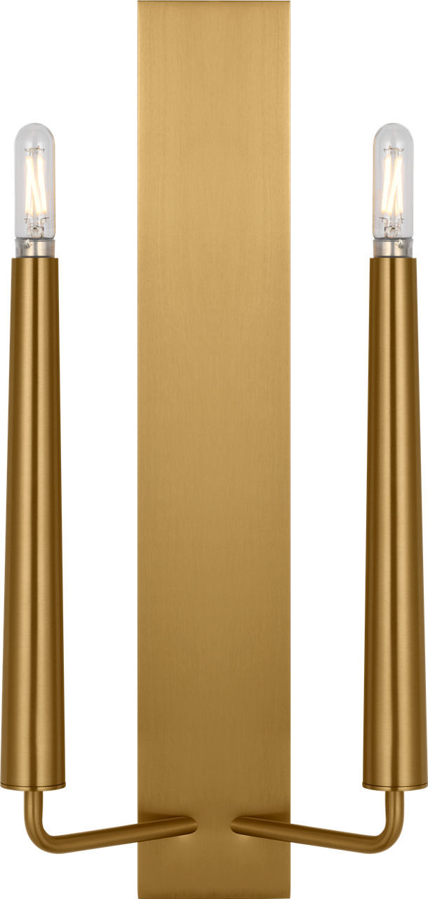 Burnished Brass Wall Sconce from the Lois Collection