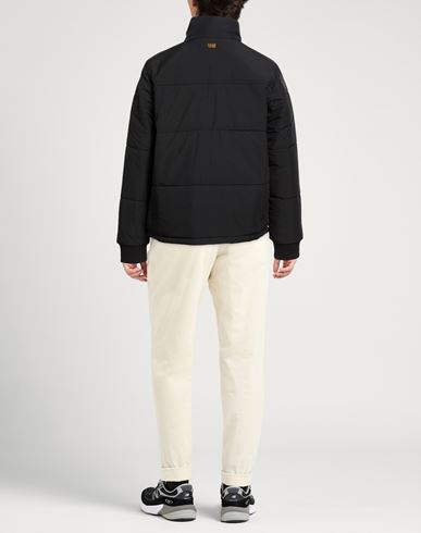 Man Puffer Black Size XL Recycled polyester, Cotton, Polyester, Elastane
